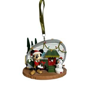 Disney 50th Anniversary Fort Wilderness Resort Campground Mickey Ornament